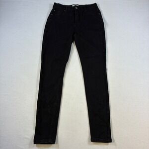 Angels Forever Young Black Skinny Jeans High Rise Stretch Denim Womens Size 8